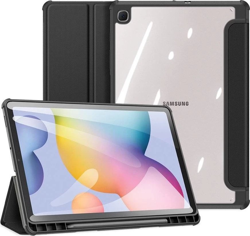 Dėklas Dux Ducis Toby Samsung P610/P615/P613/P619/P620/P625 Tab S6 Lite 10.4 juodas