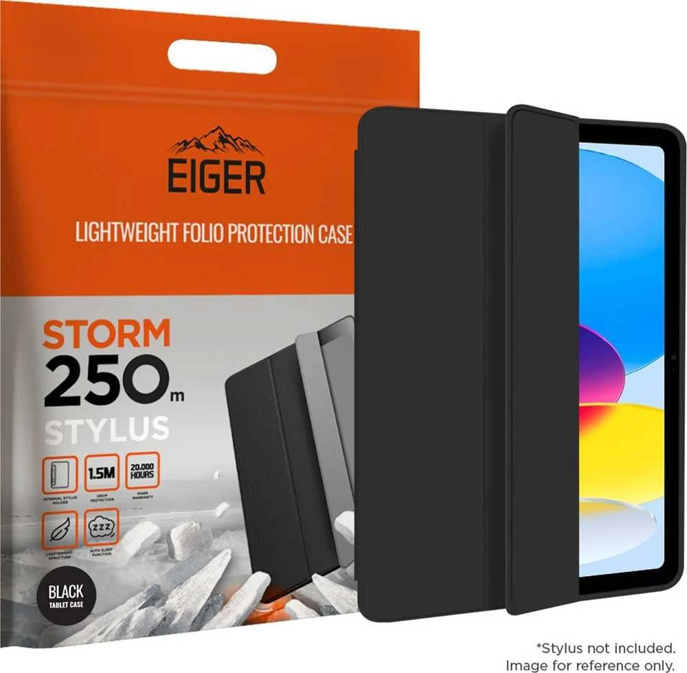 Dėklas na tablet Eiger Eiger Storm Stylus 250m Case iPad 10.9 (2022) juodas