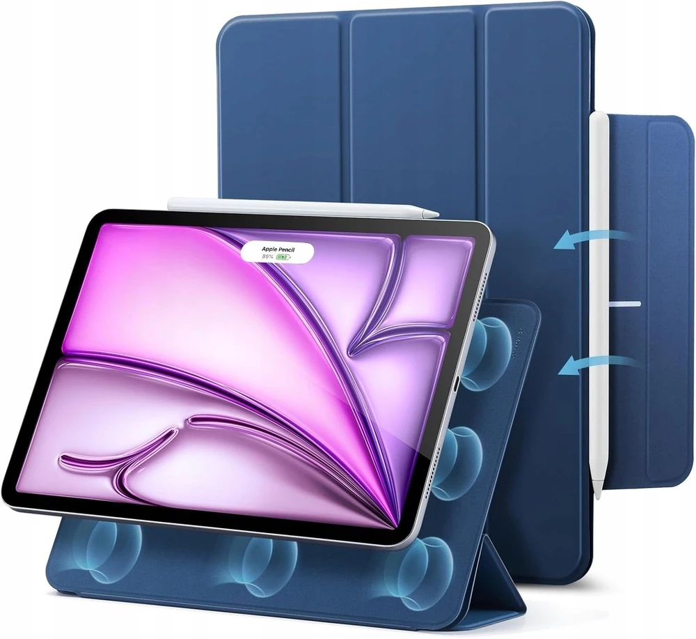 ESR „Rebound“ magnetinis dėklas, skirtas „iPad Air 10.9“ (2020/2022) / 11“ (2024/2025/2026) – tamsiai mėlynas Mėlyna