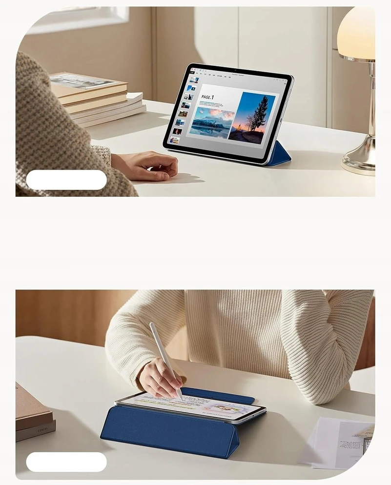 ESR „Rebound“ magnetinis dėklas, skirtas „iPad Air 10.9“ (2020/2022) / 11“ (2024/2025/2026) – tamsiai mėlynas Mėlyna