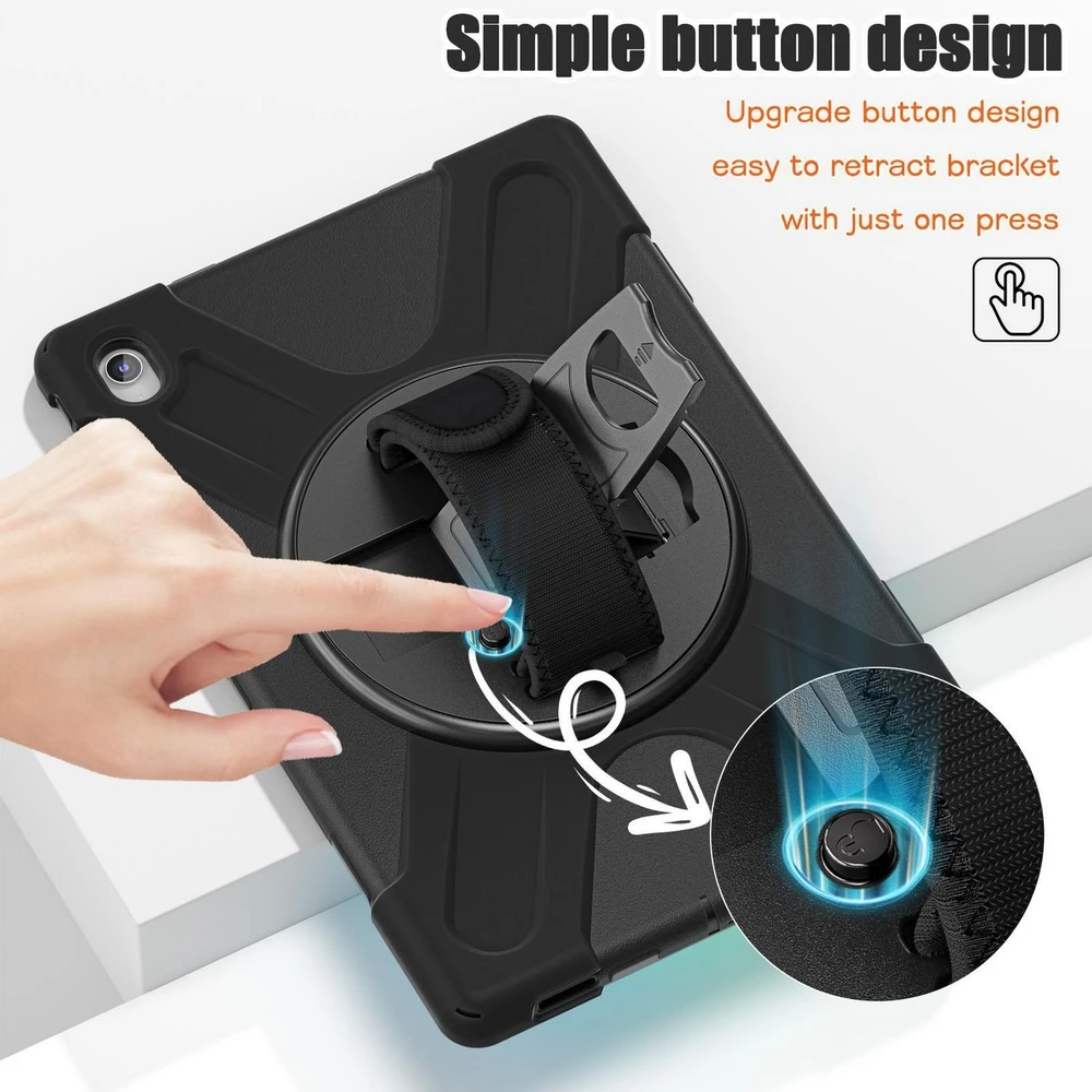 Dėklas na tablet eStuff eSTUFF Defender Austin do Galaxy Tab S10 FE+