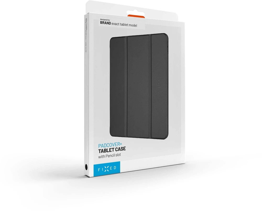Fixed Padcover+ | Apple | Planšetė Case | iPad Air 11" (2020-2026) | Artificial leather/TPU | Juodas