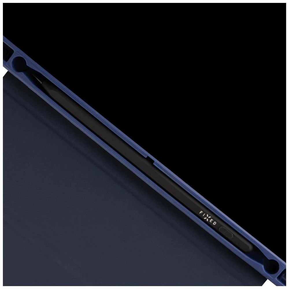 „Dėklas tabletui Fixed Padcover+ Apple iPad Pro 13'' (2024)/M5 (2025) su stoveliu ir dėklu Pieštukui, mėlynas“