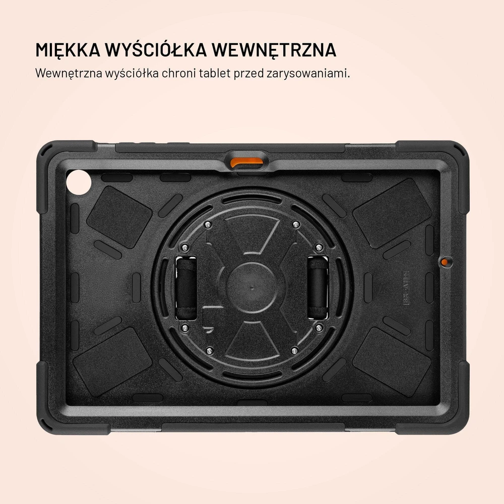 Dėklas na tablet Fixed Rugged do Samsung Galaxy Tab S6 Lite 2020/2022/2024 juoda