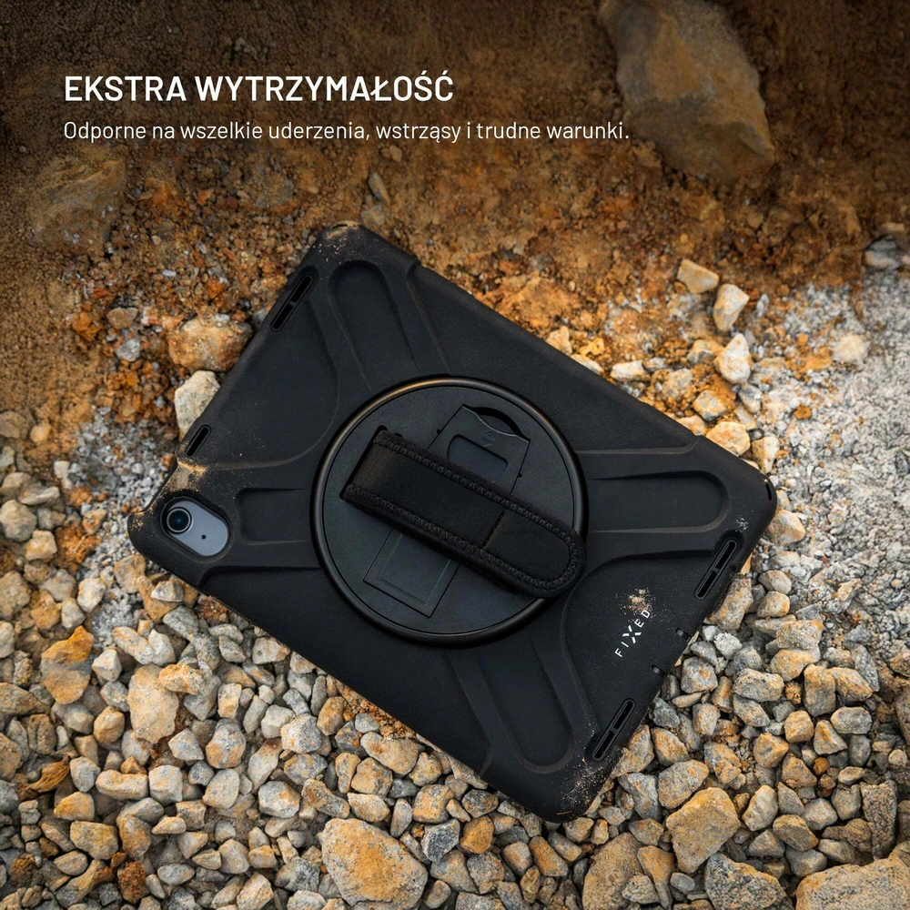 Dėklas na tablet Fixed Rugged do Samsung Galaxy Tab S6 Lite 2020/2022/2024 juoda