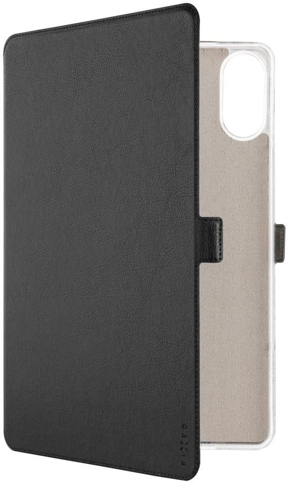 Fixed Ištaisyta | Temos skirtukas, skirtas „Xiaomi Redmi Pad 2 Pro 4G/5G/POCO Pad 4G/5G/Xiaomi Redmi Pad Pro 4G/5G“ | Dėklas | Juodas | PU oda