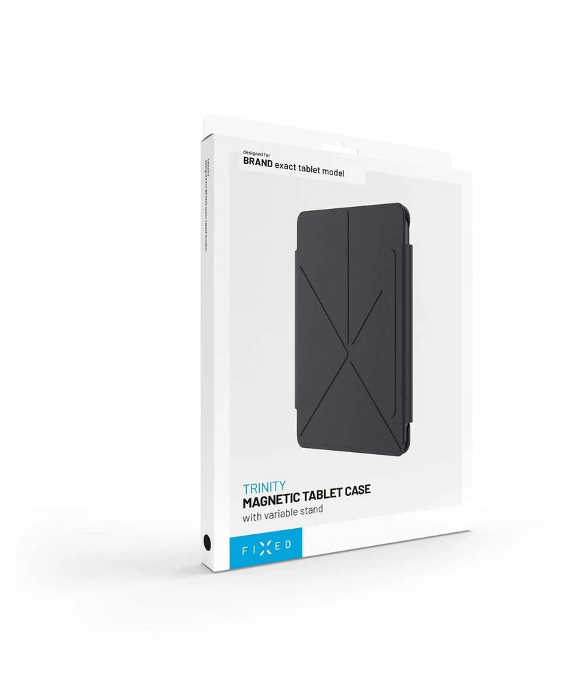 Fixed Trinity | Planšetė Case | Apple | iPad Pro 11" (2018-2022)/iPad Air (2020-2026) | Artificial leather | Juodas