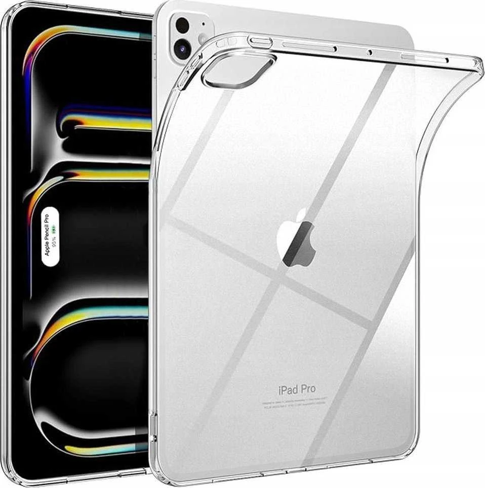 Hurtel Slim Apple iPad Pro 13” 2024 – dėklas planšetiniam kompiuteriui skaidrus