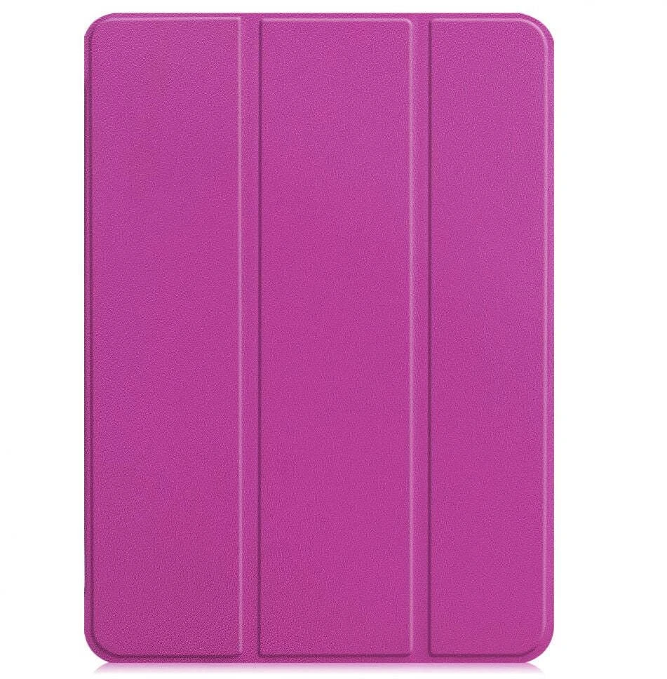 iLike Tri-Fold Plāns Eko-Ādas Statīva Maks Lenovo IdeaTab M10 Plus 10.3'' 3rd Gen X606 (2020) Violets