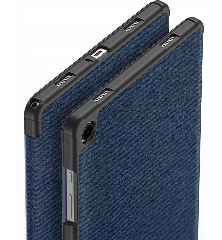Dėklas na tablet iLike Dėklas książkowe Dux Ducis Galaxy Tab A9 Plus / Tab A11 Plus Domo Series Tri-fold Stand PU Leather Planšetė Cover Mėlyna