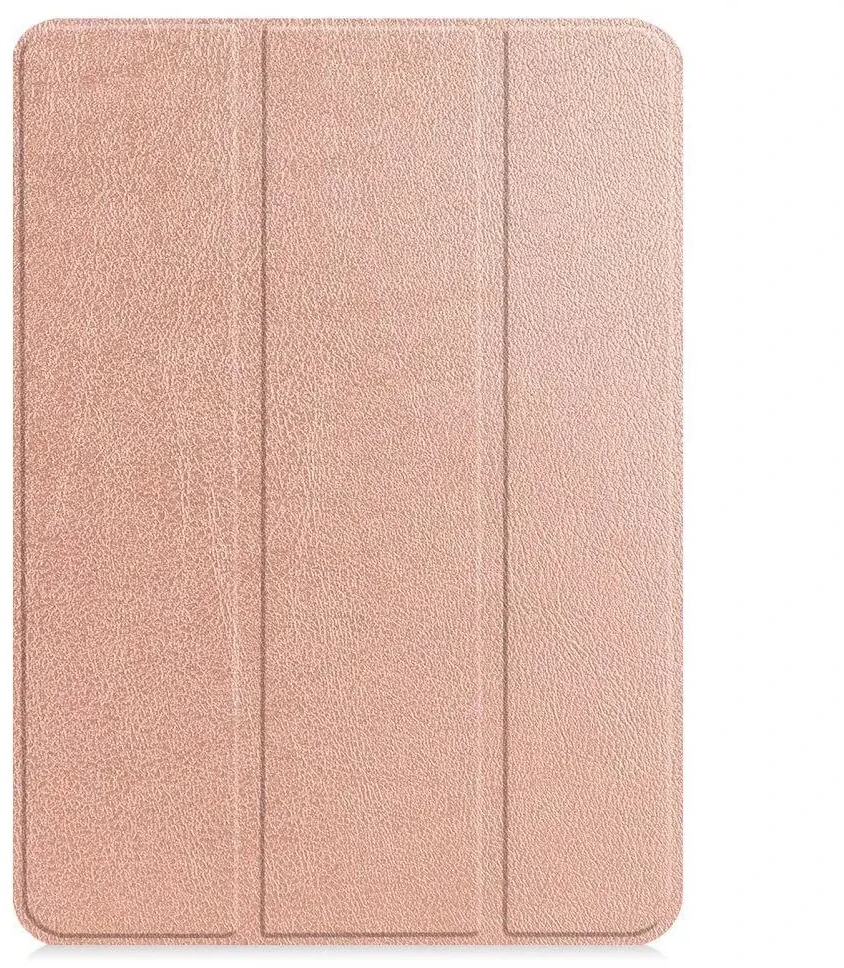 iLike Tri-Fold Plāns Eko-Ādas Statīva Maks Lenovo IdeaTab M10 10.1'' 3rd Gen TB328FU (2022) Rozīgi Zeltaina