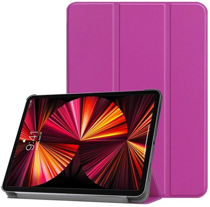 Dėklas na tablet iLike iLike Galaxy Tab A9 8.7 X110 Tri-Fold Eco-Leather Stand Case Violetinė