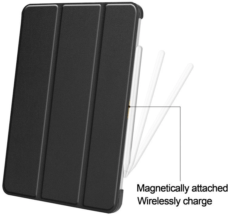 Dėklas na tablet iLike "Tri-Fold Eco-Leather Stand Case Xiaomi Pad 6/6 Pro 11'' 2023" Juodas