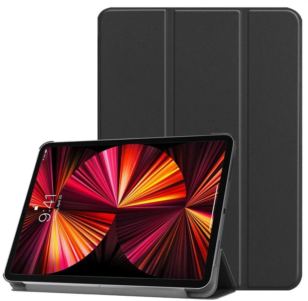 Dėklas na tablet iLike "Tri-Fold Eco-Leather Stand Case Xiaomi Pad 6/6 Pro 11'' 2023" Juodas