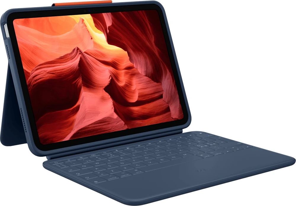 Klaviatūra Logitech RUGGED COMBO 4 TOUCH FOR IPAD - 10THGEN CLASSICBLUE-PAN-EMEA-914