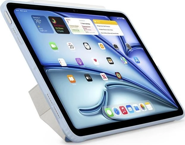 Pipetto Origami No1 Original dėklas, žydros spalvos – iPad Air 13″ 2024/2025/2026