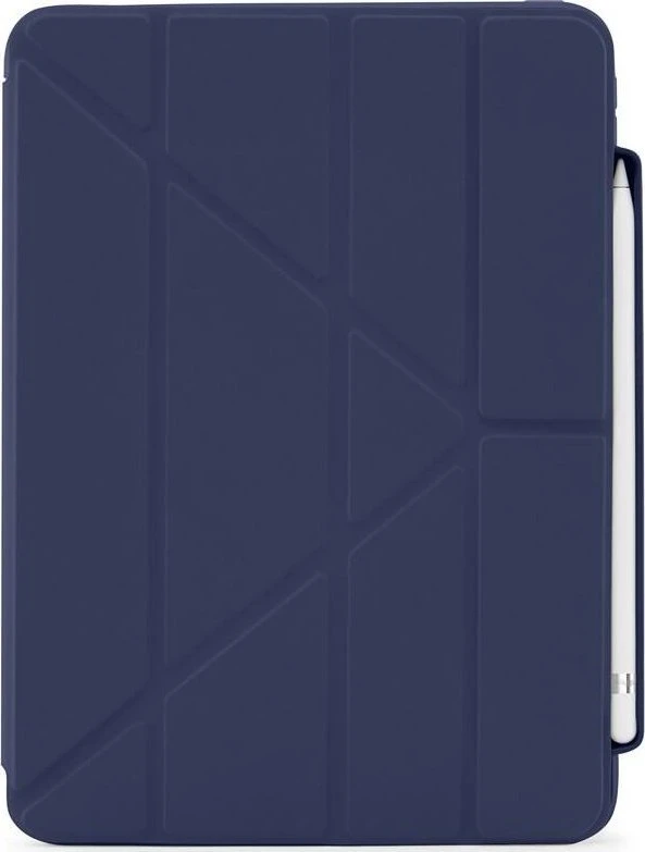 Pipetto Origami No3 Pieštukas dėklas, tamsiai mėlynos spalvos – Apple iPad 10.9 (2022)