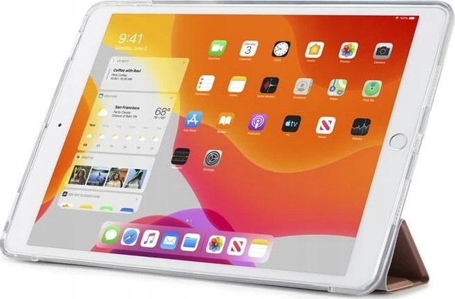 Pipetto Origami No1 Original dėklas, rose auksinis – Apple iPad 10.2 (2021/2020/2019)