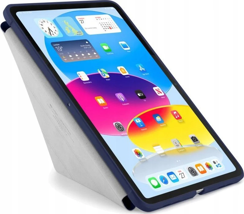 Pipetto Origami No3 Pieštukas dėklas, tamsiai mėlynos spalvos – Apple iPad 10.9 (2022)
