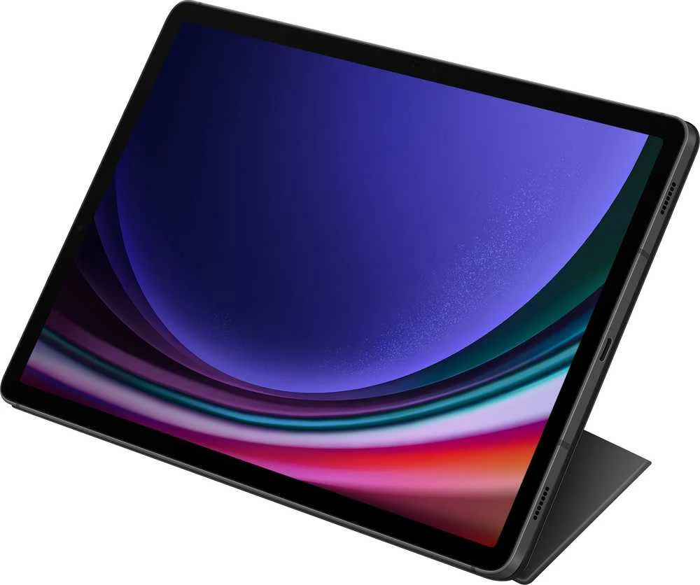 Samsung Galaxy Tab S9/S9 FE Smart Book Cover Juodas