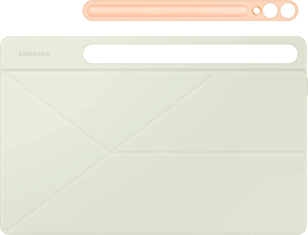 BX810POE išmanusis knygos viršelis Samsung Galaxy S10+/Tab S9+/S9FE+, Oranžinis