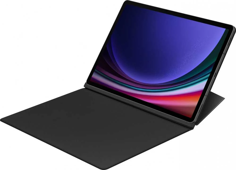 Samsung Galaxy Tab S9+/S9 FE+ Smart Book Cover Juodas