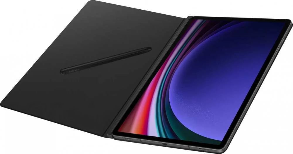 Samsung Galaxy Tab S9+/S9 FE+ Smart Book Cover Juodas