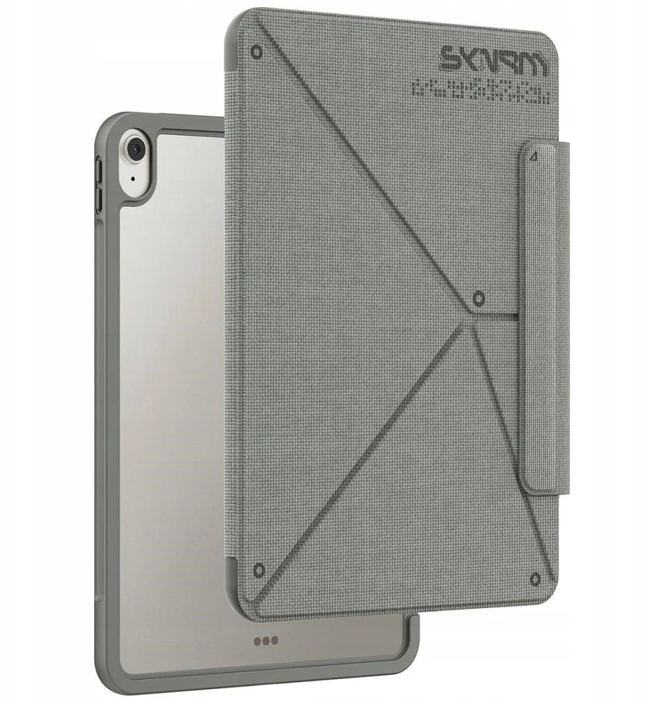 Dėklas Skinarma Trilon skirtas Apple iPad Air 11″ M2 2024 / M4 2026 pilkos spalvos