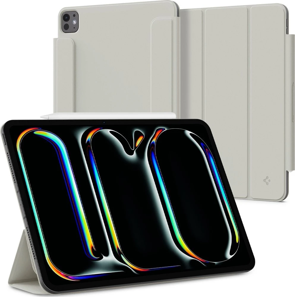 Spigen Air Skin Folio OneTap, pilka - iPad Pro 13" 2024