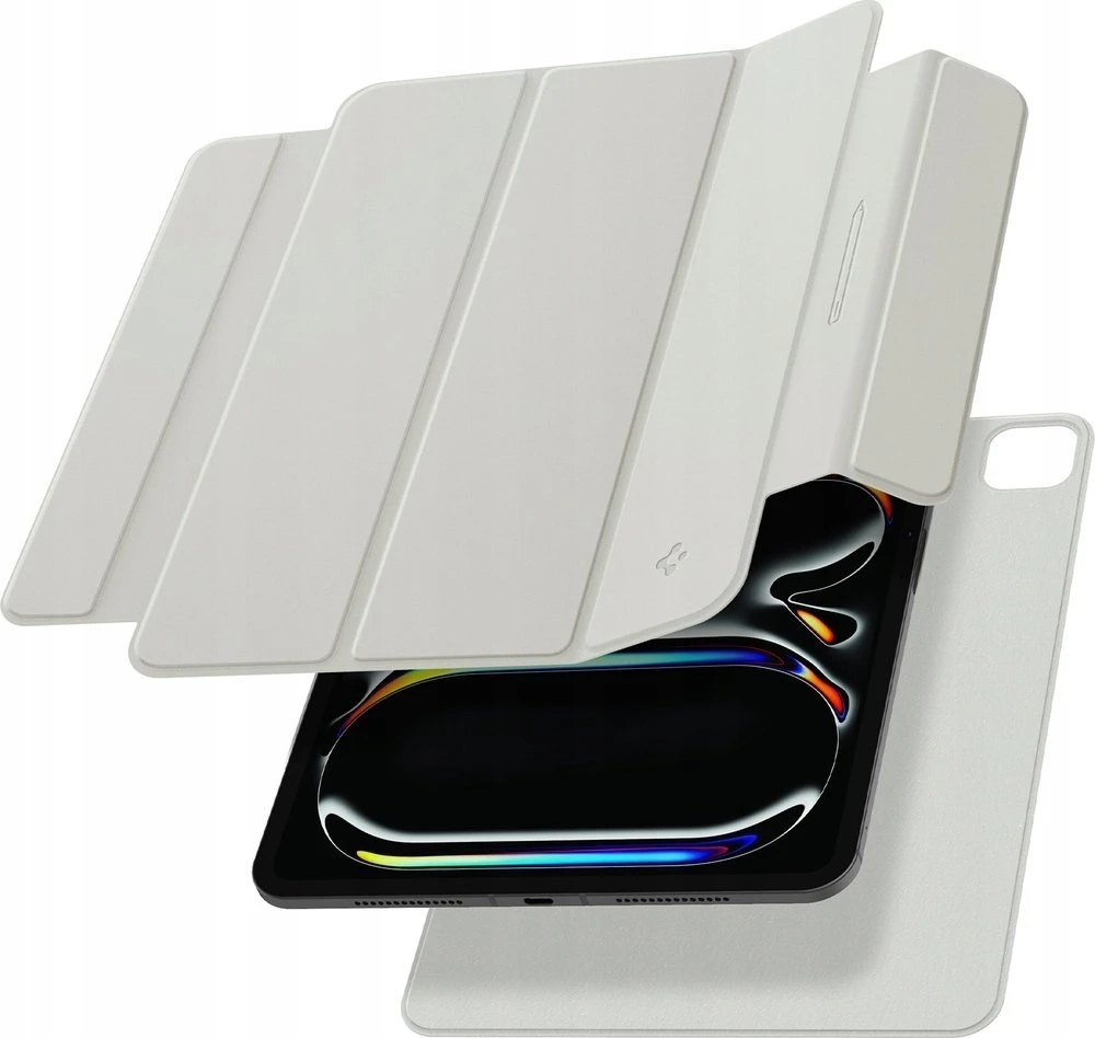 Spigen Air Skin Folio OneTap, pilka - iPad Pro 13" 2024