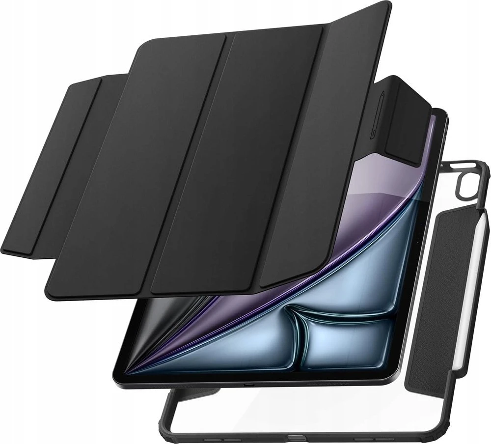Spigen Air Skin Pro, juodas - iPad Air 13" 2024/2025