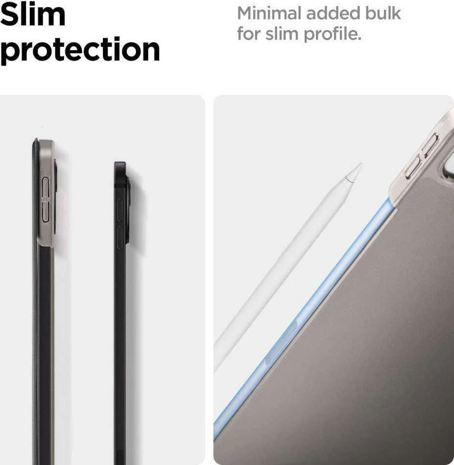 Spigen Smart Fold, juodos spalvos – Apple iPad Pro 11″ 2024