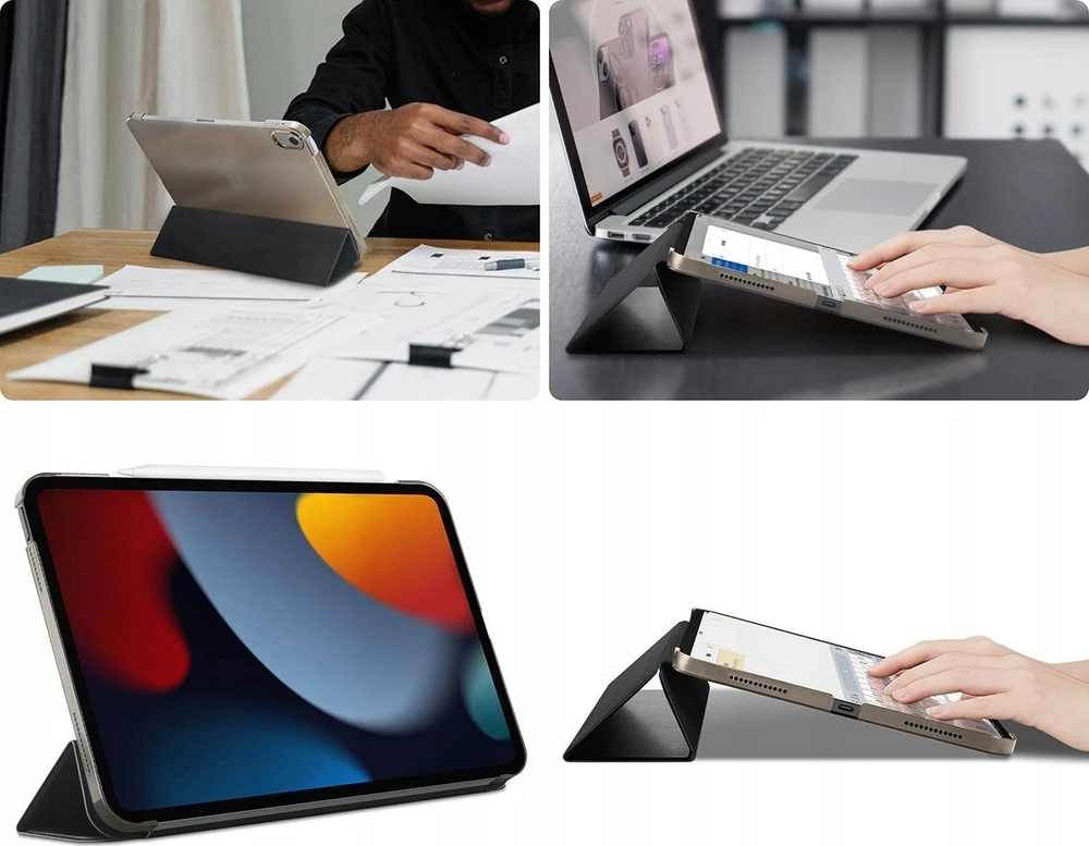 Apple iPad 10 / 2022 / 11” 11 / 2025 Spigen Smart Fold juodos spalvos