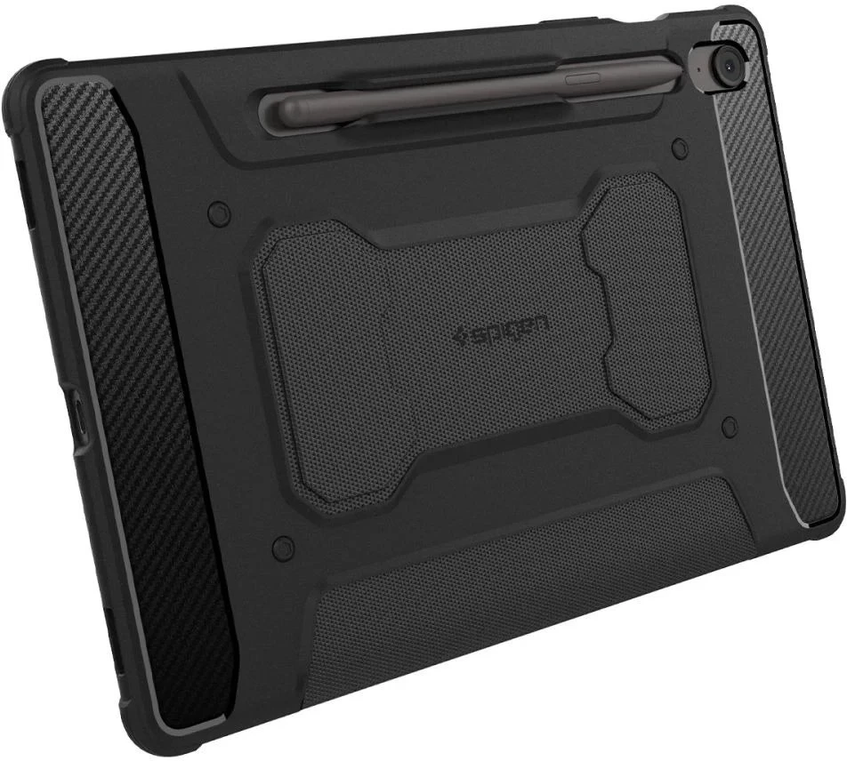 „Spigen Rugged Armor Pro“, juodas - „Samsung Galaxy Tab S10 FE“