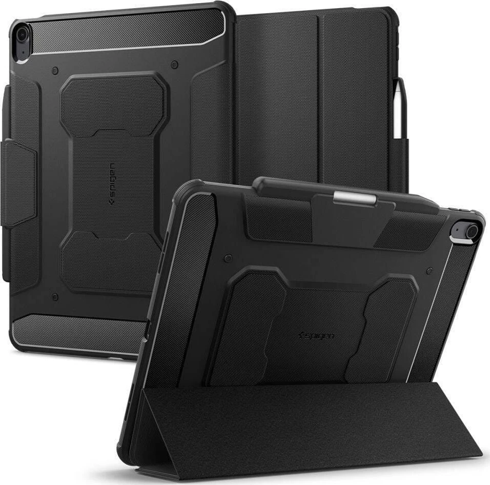 Spigen Rugged Armor Pro, juodas – iPad Air 13" (2026/2025/2024)