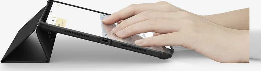 Spigen Ultra Hybrid Pro, juodos spalvos – Apple iPad Pro 11″ 2024