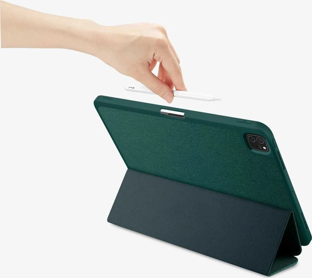 Spigen Urban Fit – dėklas skirtas Apple iPad Pro 13 M4, 2024 Midnight Žalias