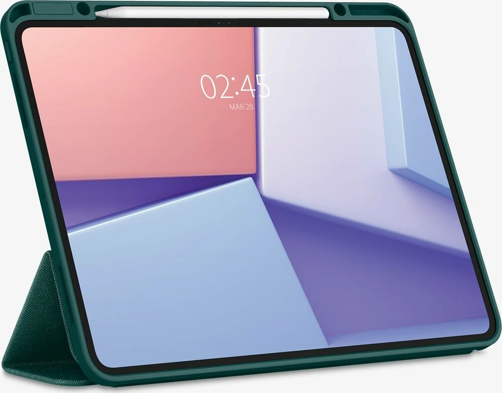Spigen Urban Fit – dėklas skirtas iPad Pro 13 M4, 2024 Midnight Žalias