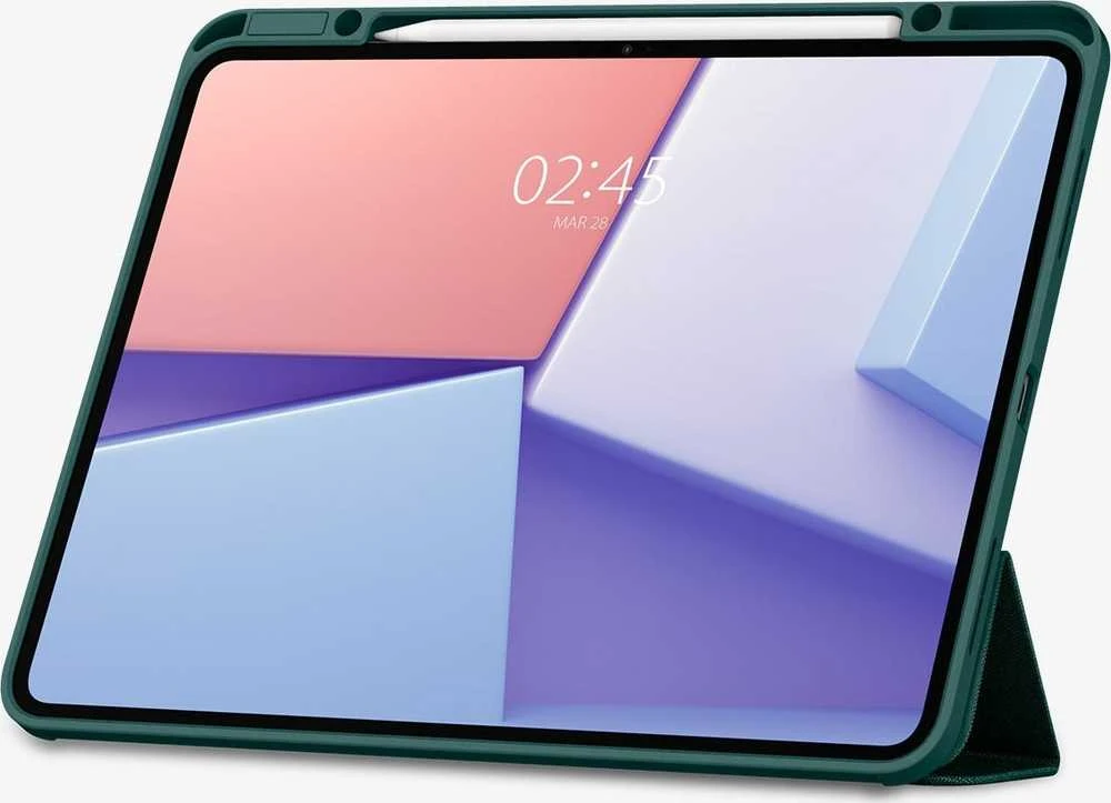 Spigen Urban Fit – dėklas skirtas Apple iPad Pro 13 M4, 2024 Midnight Žalias
