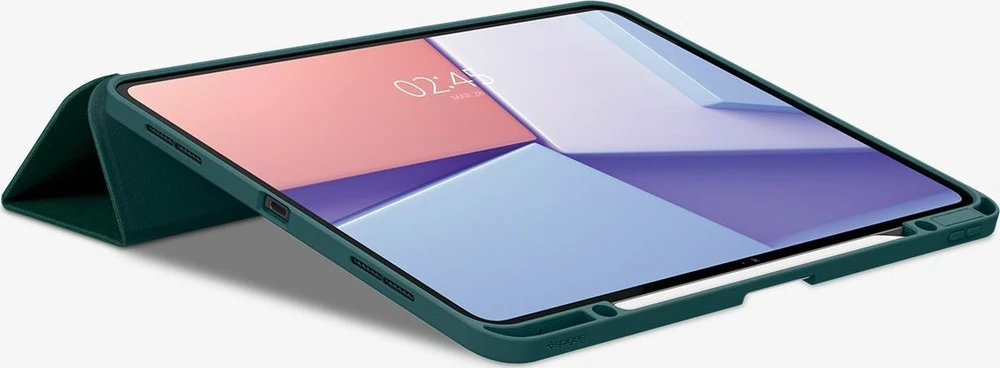 Spigen Urban Fit – dėklas skirtas iPad Pro 13 M4, 2024 Midnight Žalias