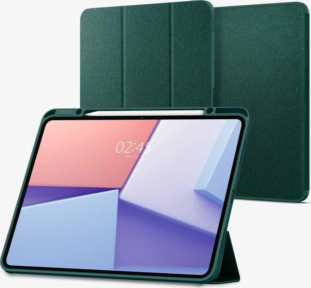 Spigen Urban Fit – dėklas skirtas Apple iPad Pro 13 M4, 2024 Midnight Žalias