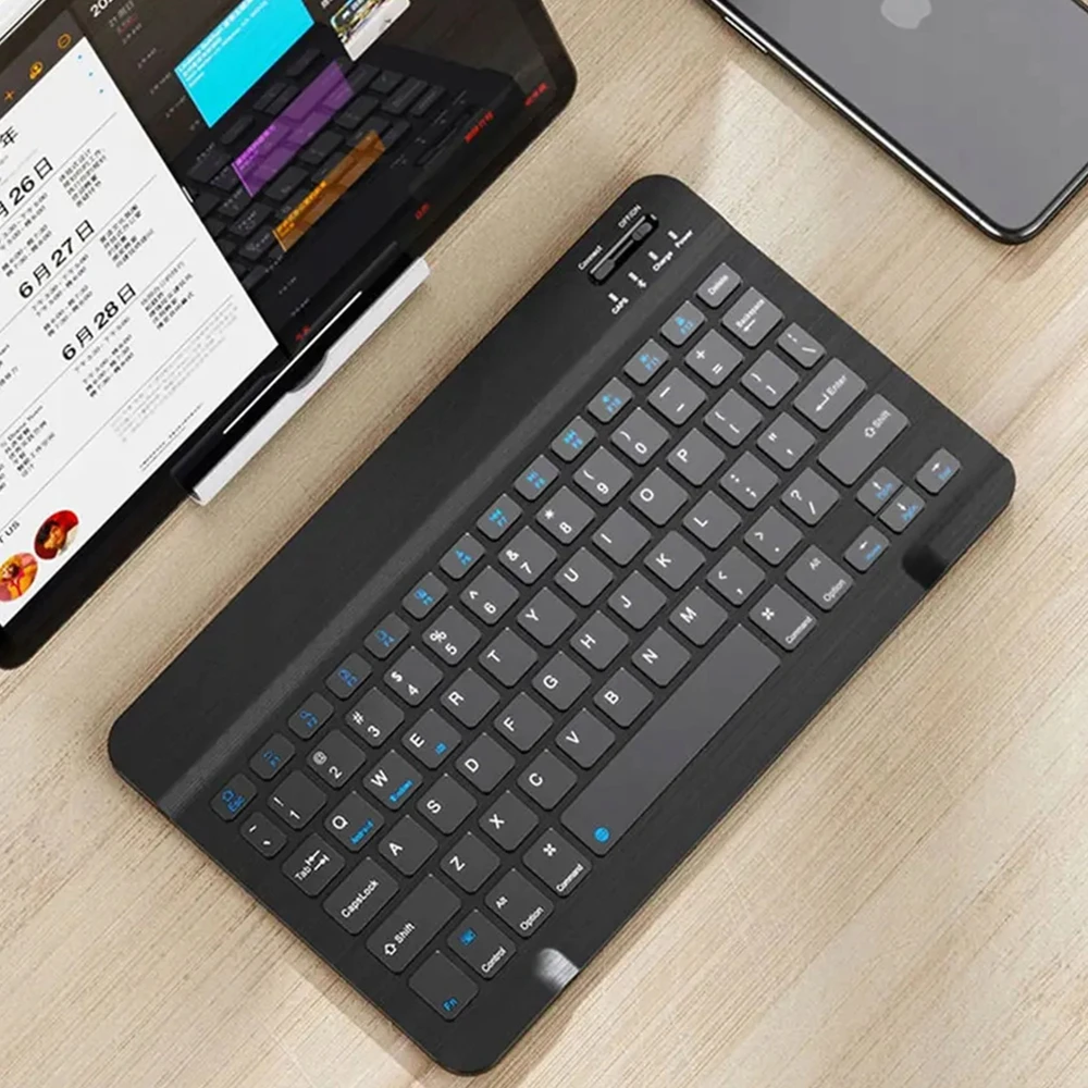 Planšetinio kompiuterio dėklas Strado-Tech su Bluetooth klaviatūra, skirtas Lenovo Idea Tab Plus 12.1 - apsauginis su stovu, prieiga prie portų ir mygtukų