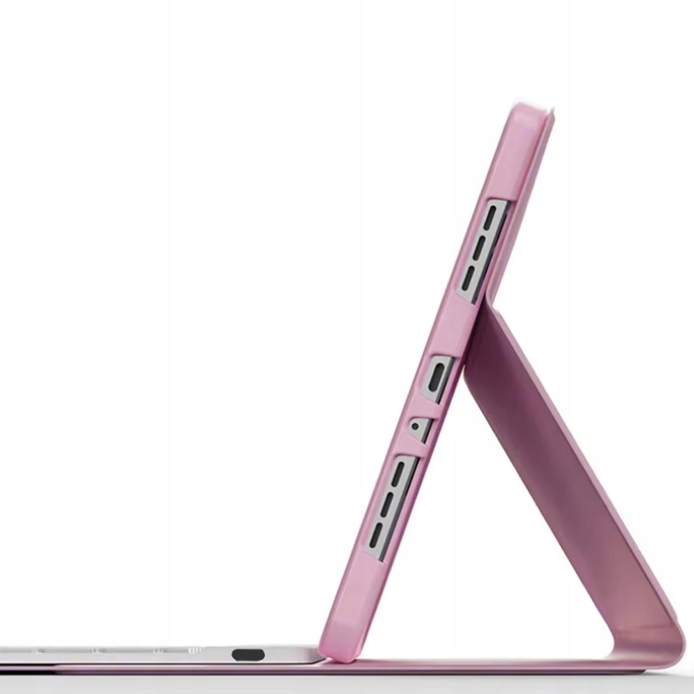 Planšetinio kompiuterio dėklas Strado-Tech su Bluetooth klaviatūra ir touchpad jutikliu, skirtas Redmi Pad 2 11 2025 – apsauginis su stovu, prieiga prie prievadų ir mygtukų