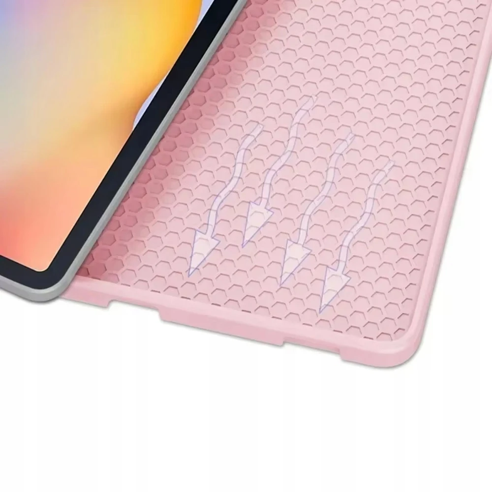 Planšetinio kompiuterio dėklas Strado-Tech su Bluetooth klaviatūra, skirtas Redmi Pad 2 Pro 2025 – apsauginis su stovu, prieiga prie prievadų ir mygtukų