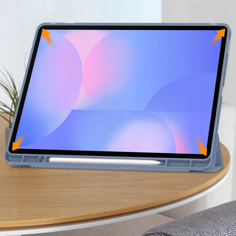 Strado-Tech planšetinio kompiuterio dėklas Samsung Galaxy Tab S10 FE Plus / S10 FE+ 13.1 su vieta rašikliui - apsauginis