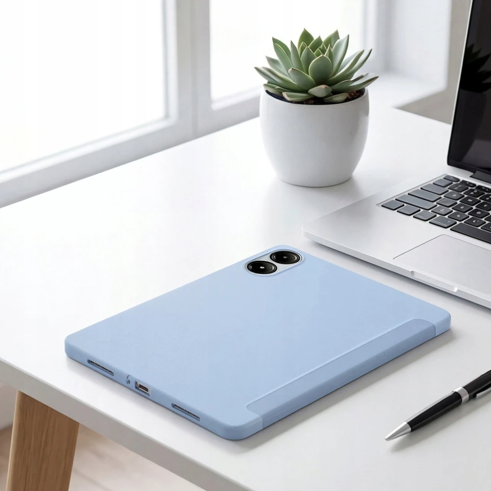 Planšetinio kompiuterio dėklas Strado-Tech Xiaomi Redmi Pad 2 11 2025 su dangteliu - apsauginis su stovu