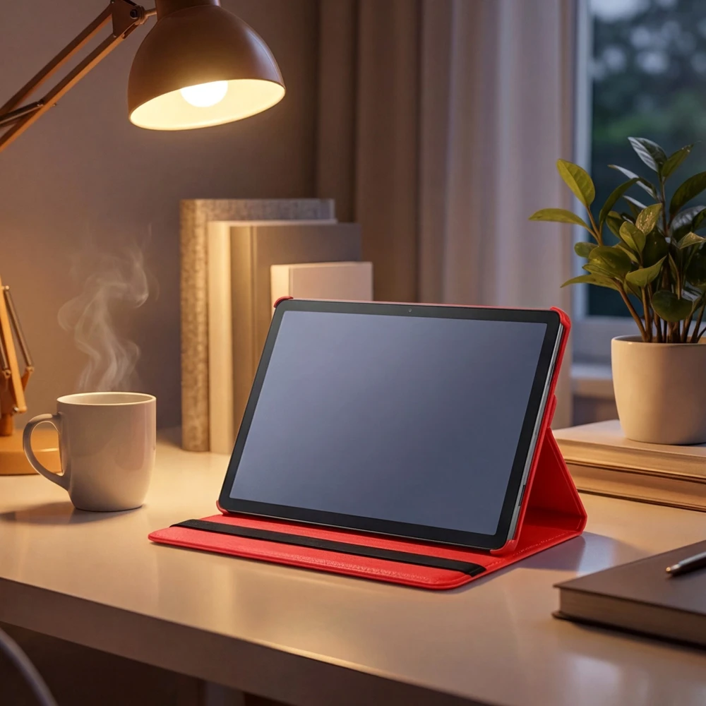 Planšetinio kompiuterio dėklas Strado-Tech Obrotowe 360, skirtas Samsung Galaxy Tab A11+ Plus 10.9 2025 / A11 Plus