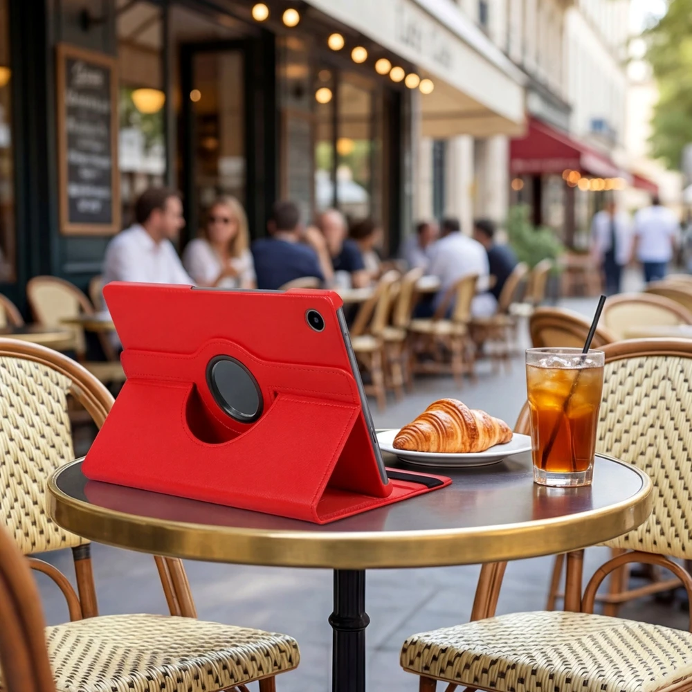 Planšetinio kompiuterio dėklas Strado-Tech Obrotowe 360, skirtas Samsung Galaxy Tab A11+ Plus 10.9 2025 / A11 Plus