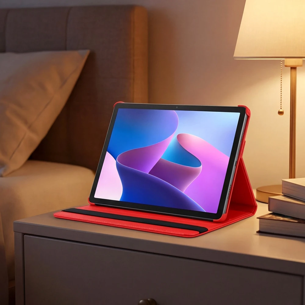 Planšetinio kompiuterio dėklas Strado-Tech Obrotowe 360, skirtas Samsung Galaxy Tab A11+ Plus 10.9 2025 / A11 Plus
