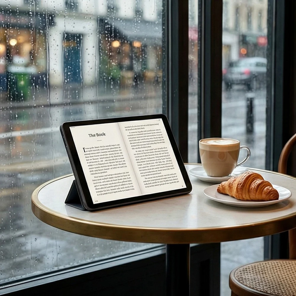 Planšetinio kompiuterio dėklas Strado-Tech Smart, skirtas Huawei MatePad Air 11 2023 / MatePad 11.5 S 2024 2025 su dangteliu / Huawei MatePad Air 11.5 2024, juodas – apsauginis